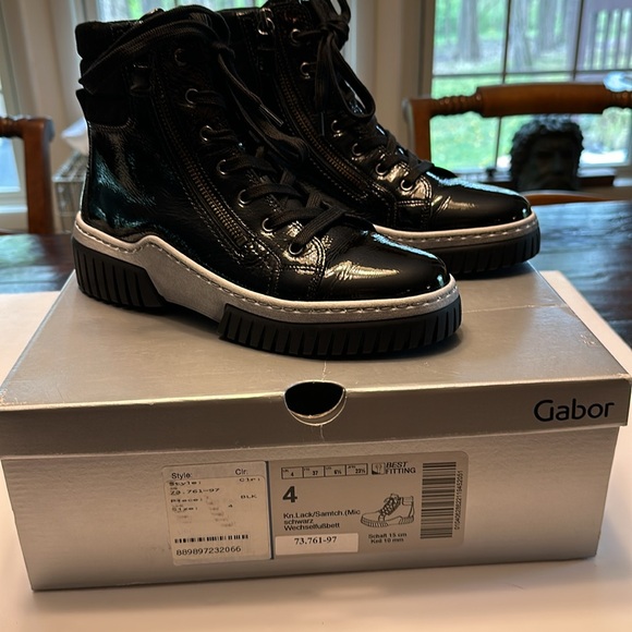 Gabor Black hightop 6.5 - Picture 2 of 9